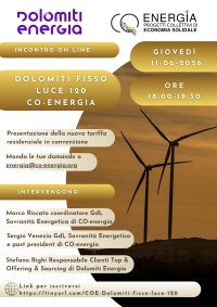 Incontro di presentazione della nuova tariffa in convenzione con Dolomiti Energia