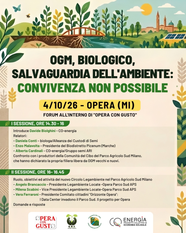 Opera con gusto - Saperi e sapori del mondo